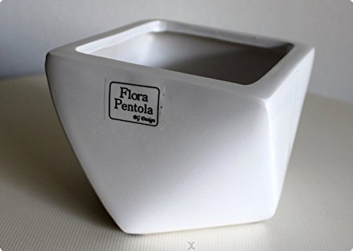 Preisvergleich Produktbild beauty group Pflanzenkasten - Pflanzentopf Weiss 9cm hoch