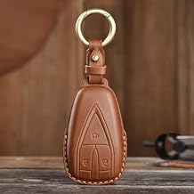Car Key Case Cover Leather Fob Holder for Changan Auchan X5 CS35Plus CS55Plus CS75Plus 2019 2020 4 Buttons Keyring Shell Bag