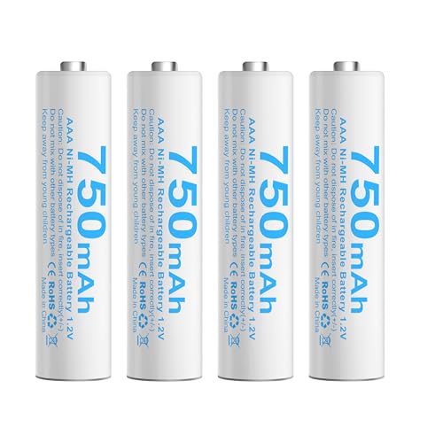 Batterie AAA HR03 de rechange compatible avec les téléphones sans fil Gigaset 750 mAh (4)