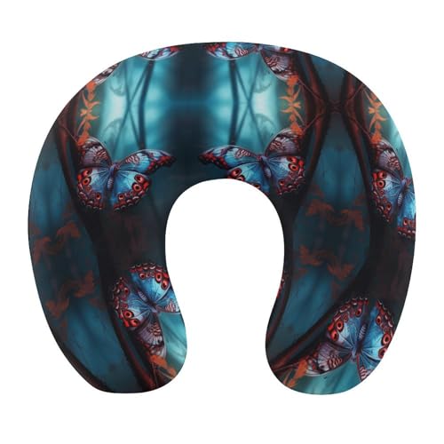 Almohada cervical de memoria tamaño único en forma U miniatura 1