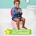 Disney Princess 3-in-1 Potty Training System for Toilet Training Kids, Multi-Stage Potty Training - Floor Potty, Detachable Potty Ring, Step Stool | Toilet Seat for Kids and Toddlers