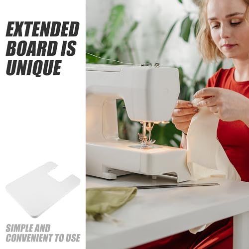 Gatuida 505a Sewing Machine Extension Table, Abs Expansion Board for Household Sewing Tool, White, 13. 77 X 9. 84 X 0. 78 Inch - Image 6