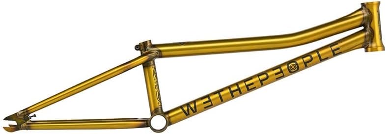 Wethepeople Utopia 19-inch Matte Transparent Gold Flatland Frame with Hydroformed Tubes, Low-Profile Design