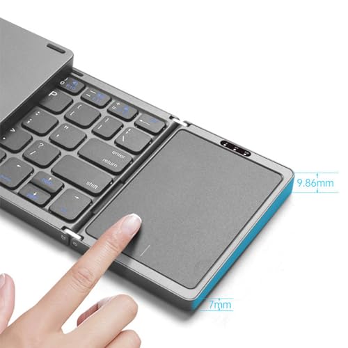 Clavier pliable portable avec grand pavé tactile OS X - 6
