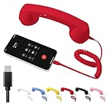 Téléphone rétro : il suffit de brancher l'appareil et de l'utiliser, et avec un câble d'extension de 1 m, vous pouvez facilement répondre aux appels