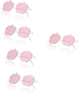 5 Pares De Óculos De Sol Engraçados Óculos De Moda Para Homens Óculos De Sol De Moda Praia Para Mulheres Óculos De Sol Festival Design Sem Aro Óculos De Sol Sem Aro Óculos De Sol