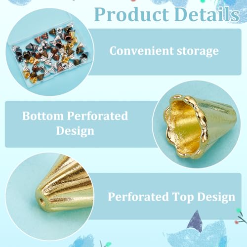 Capuchons de perles pour fabrication de bijoux et création de bracelets - 5
