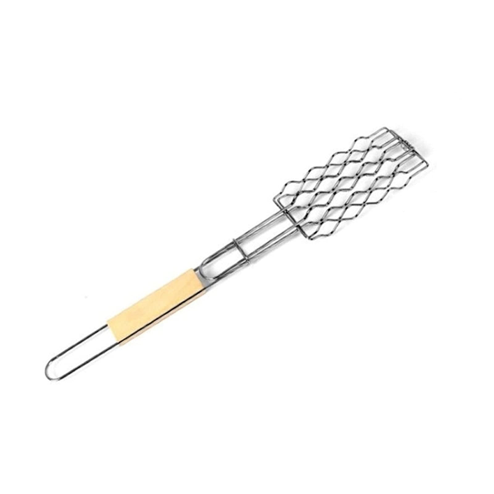 QINGGANGLING999 Cestas de Parrilla Barbacoa Pescado Berenjena Maíz Barbacoa Holder Barbacoa Parrilla para Pan Tostado Salchichas A La Parrilla Parrillas para Parrilla