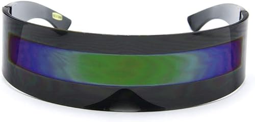 Futuristic Shield Sunglasses Monoblock Cyclops 100% UV400