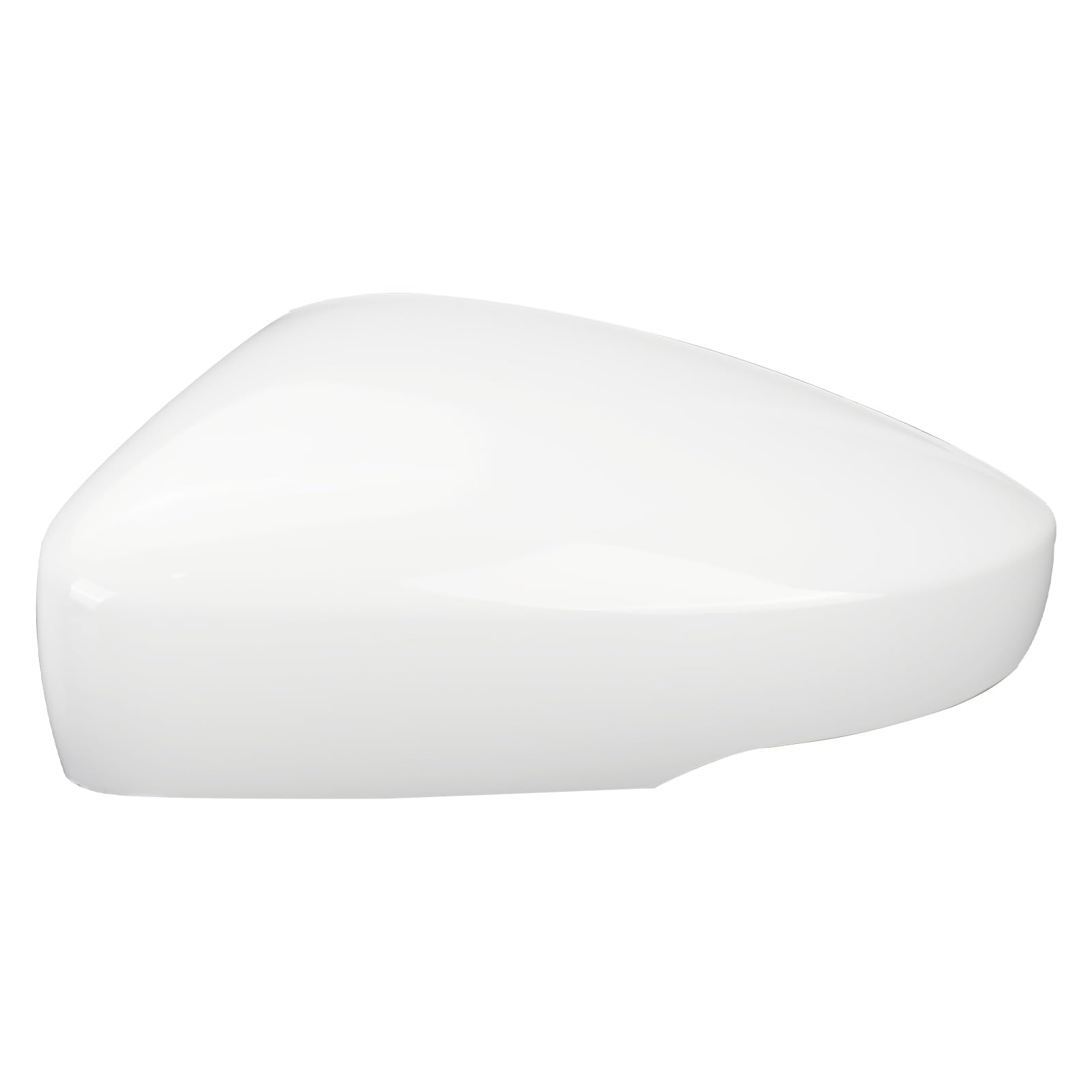 Coperture per specchietti retrovisori, 1 coppia di coperture per specchietti esterni anteriori e posteriori per 2009-2017 VW Polo MK5 (Bianco)