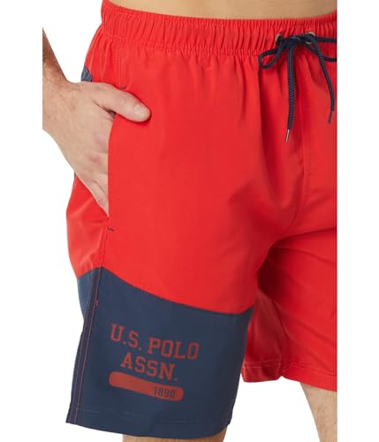 U.S. Polo Assn. USPA Color-Block Swim Shorts3