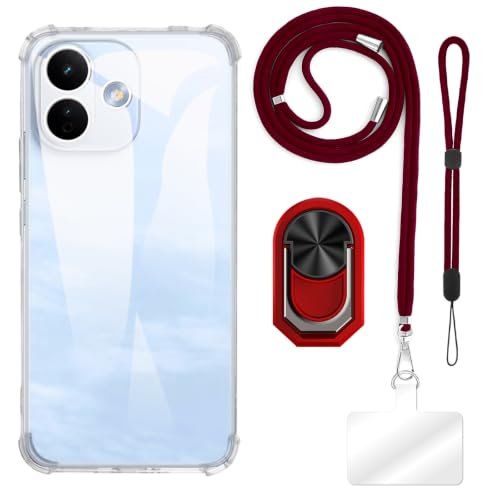 Redmi Note 17 Pro China�ƌ݊��������� �P�[�X�A�N�Z�T���[�o���h�� - �N���A�{�u���[ | 6.83" 5G 4-in-1�R���{�ATPU�J�o�[�A�N���X�{�f�B�^�l�b�N�������[�h�A���X�g�X�g���b�v�A�t�B���K�[�����O�X�^���h�t��