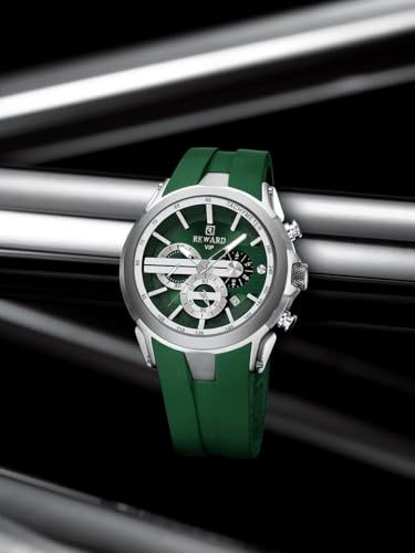 Image of REWARD Analog Green Color Dial Men Watch - RD83046M-H (Pack of 1)