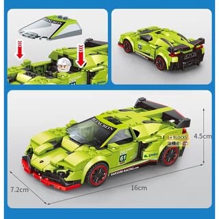 Sembo Block Famous Car Blencbein 61 assembly details and dimensions