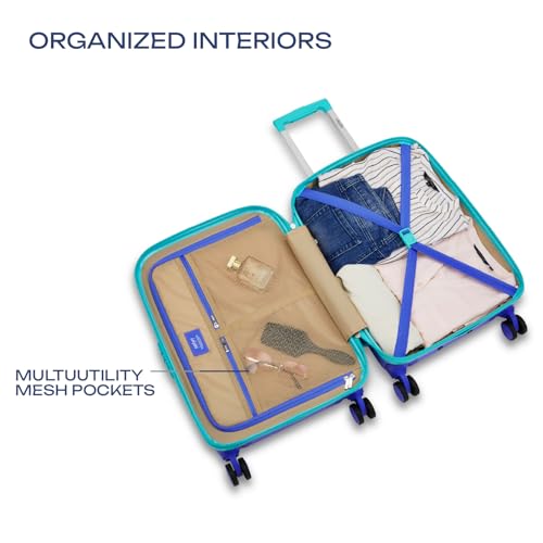 Image of Safari Select Haze 8 Wheels Set of 3 Trolley Bags Hard Case Polycarbonate Luggage, TSA Lock, Anti Theft Securi Zipper, Organized Interior, Suitcase for Travel, Trolley Bags for Travel, Splash