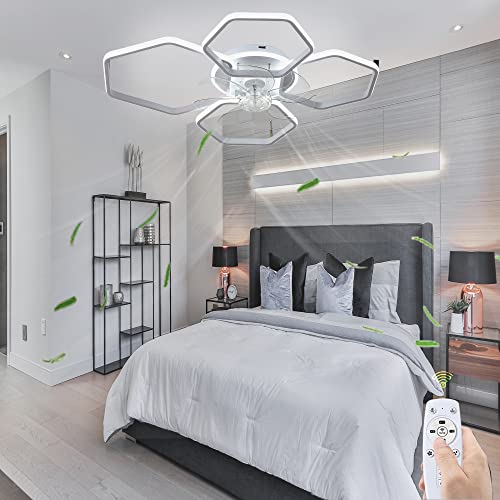 Ventilateur de plafond 6 vitesses à intensité variable 3000-6000K - 7