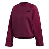 adidas Women's Z.N.E Athletics Crew Cold.RDY, Power Berry, S