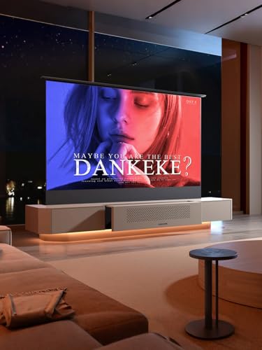 Laser TV Cabinet with Floor-Rising Screen