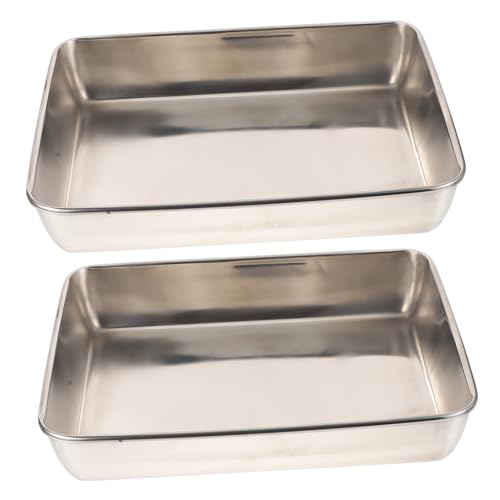 Plateau à serviettes acier inoxydable plateau de cuisson aliments - 2
