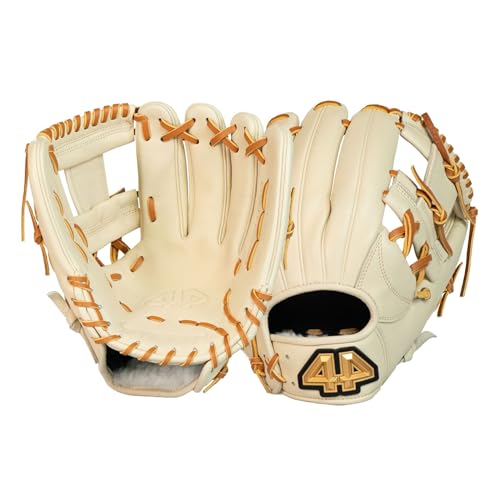44 Pro Steer Baseball Glove for Infield Fielding Mitt Premium Leather Construction for Adults & Youth Right & Left Hand Throw Ideal for Training Games & Practice Right Hand Throw Blonde