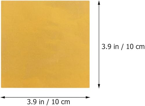 Miniatura 9 de HANABASS 600 Sheets Sugar Food Metallic Leaf Tea Square for Gift Aging Aluminium Paper Wrappers Age Favors Party Sweet Gold DIY Cookie Ing Candies
