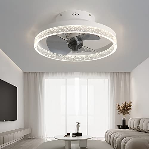 Ventilateur de plafond avec lampes pour rafraîchir et éclairer le salon en douceur