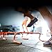 Hurdle Football Training Equipment, Basketball Training Auxiliary Equipment Pack of 5 Agility Training Obstacles ABS Hurdles, Children's Small Hurdles XJJUN (Color : Orange, Size : High-50cm)