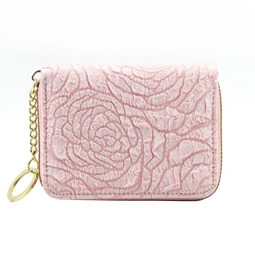 Carteira de bolso frontal fina para mulheres, bolso frontal minimalista - fina e elegante, rosa, Minimalista