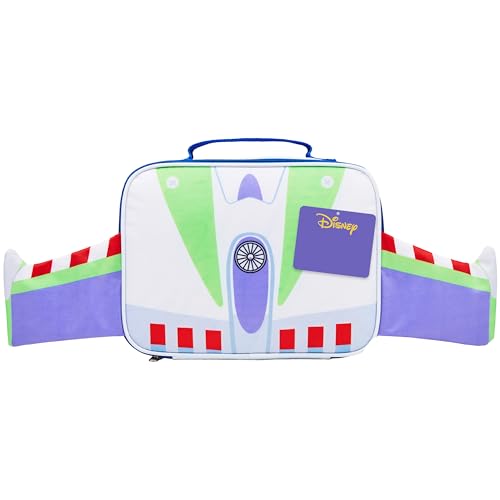 Disney Toy Story Insulated Lunch Bag for Boys Girls Toddlers Buzz Lightyear Lunchbox 3D Wings Cooler Bag for School Picnic Travel Gifts for Kids
