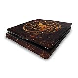 Head Case Designs Officially Licensed House Of The Dragon: Television Series House Targaryen Sigils And Characters Vinyl Sticker Gaming Skin Decal Compatible With Sony PlayStation 4 PS4 Slim Console