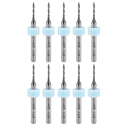 Uxcell Pcb Drill Bits 1.2Mm Tungsten Carbide Rotary Tool Jewelry Cnc Engraving Print Circuit Board Micro Drill Bits 1/8 Inch Shank 10 Pcs #TOP7