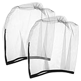 UPKOCH 2er-Pack Schminkhauben aus Stoff – Haarschutz beim Ankleiden für Modegeschäfte – Einzelner Party-Haarschutz, Make-up-Schutz, Gesichtsschutz für Damenboutiquen, Bekleidungstests