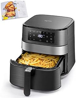 Taylor Swoden Air Fryer, 5.5L Air Fryers Oven for Healthy Oil Free Low Fat Cooking, Recipes Cookbook Included, 7 Presets, Digital Touch Screen, Timer & Temperature Control, Nonstick Basket, 1700W