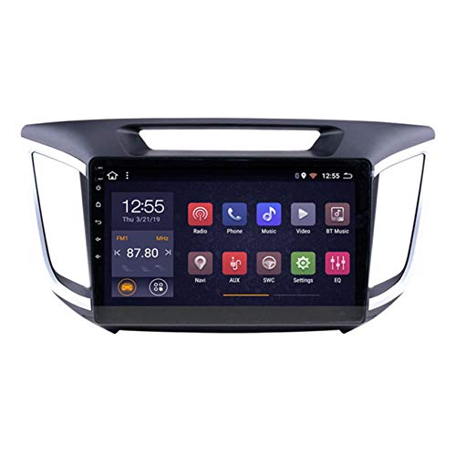 Android 8.1 Autoradio Auto Multimedia Radio GPS Navigation, Unterstützung Spiegelverbindung/Lenkrad Fernbedienung für Hyundai IX25 2014-2018,4