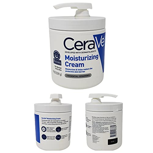 CeraVe Moisturizing Cream Bundle with Pump and Travel Size #TOP28