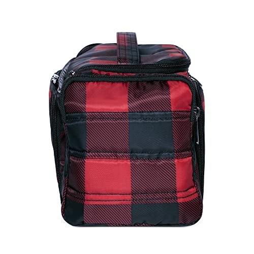 Lug Trolley XL Cosmetic Case, BUFFALO CHECK RED3
