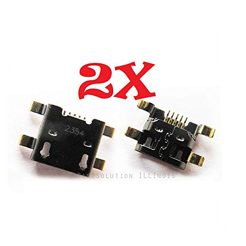 ePartSolution_2X Micro USB Charger Charging Port Dock Connector USB Port for HTC EVO 4G LTE PJ75100 Replacement Part USA
