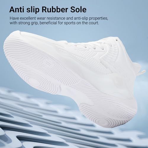 Image of Beita Basketball Shoes for Women High Upper Volleyball Shoes Fashion Sneakers Breathable Sports Shoes Anti Slip