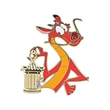 Disney Mulan 25th Anniversary Pin, Pack of 1, Limited Edition Collector Piece, Themed Jewelry, Hard Enamel, Gold Tone Metal, 3” x 3”, Amazon Exclusive