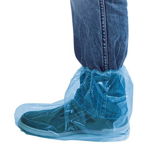 Kerbl 15360 Copriscarpe monouso con Elastico, Mezza Altezza, 100 Pezzi, 400 x 290 mm