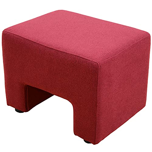 DORIS ドリス スツール 北欧 木製 1人掛け オットマン レッド アンジュ1P【11251】