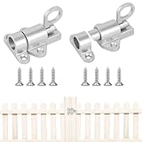 2 Stück Automatische Türriegel,Federverriegelung Mit Schrauben,Spring Bounce Türschraube Mit Schraube Und...