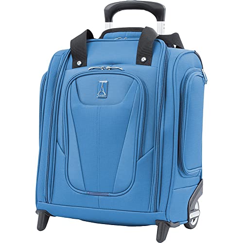 Image of Travelpro Maxlite 5 | Rolling Underseat Bag, Azure Blue, 15-Inch, Maxlite 5 Rolling Underseat Compact Carry-on Bag