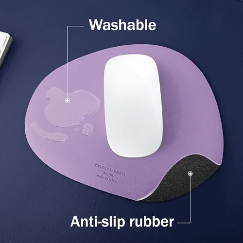 Image of Mouse pad, Non-Slip Washable Waterproof Computer Mouse pad (Lavender Purple)
