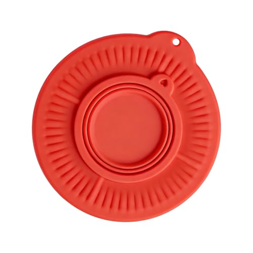 Protector Contra Salpicaduras De Batidora: Protector Contra Salpicaduras De Silicona, Cabezal Mezclador, Rojo Y Negro, Minimiza El Desorden En La Cocina, Diseñado Para Hornear, , Harina Y Cocinar