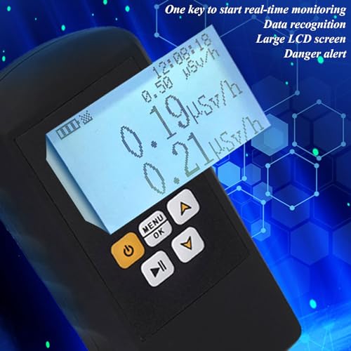 Detector de radiación nuclear portátil con pantalla LCD miniatura 2