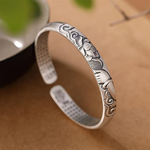 Bracelet s999 pur rétro au fini mat d'exception pour dame