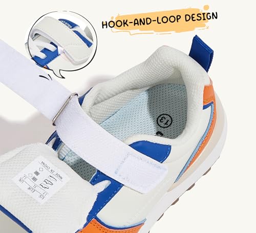LUCKY STEP Kids Sneakers for Girls Boys Running Non-Slip Tennis Casual Walking Shoes Hook and Loop Unisex-Child Storybook Shoes for Big Kids, Little Kids & Toddlers3