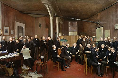 Peinture Jean Béraud Le Journal des Débats en impression sur toile moderne premium pour intérieur