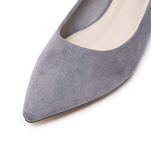 Women's Dress Pump Kitten Heel Pointed Toe Slip On Shoes Bridal Wedding Party Fashion Work Low Heel Pumps4